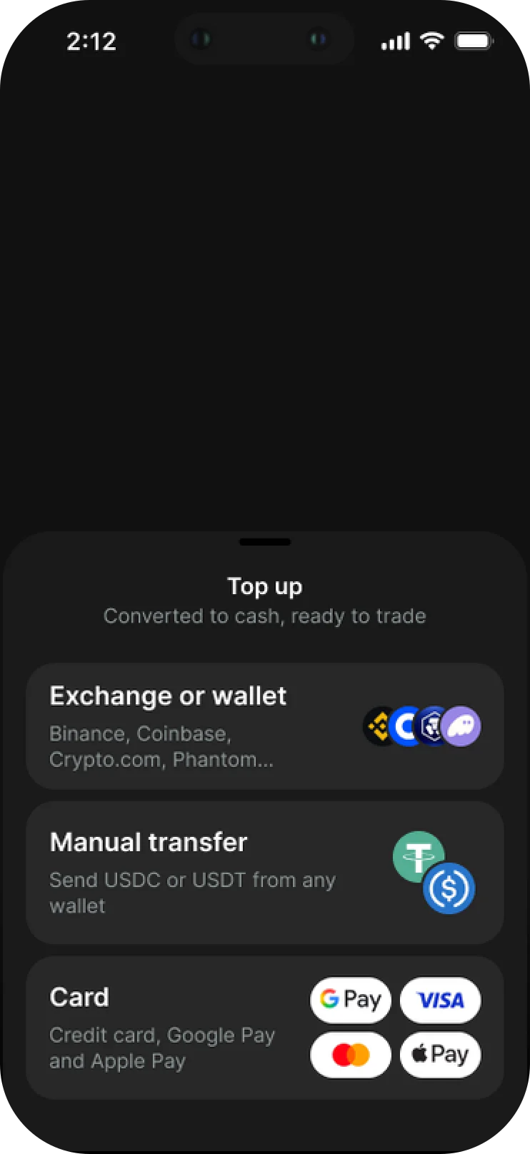 Top up